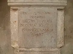 Épitaphe du Tombeau de Jean de Watteville