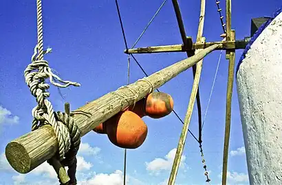 Moulin à vent d'Ericeira, détail