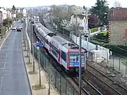 Automotrice Z 20900 entrant en gare d'Ermont-Halte.