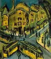 Peinture de 1912 d'Ernst Ludwig Kirchner représentant la Nollendorfplatz.