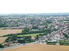 Les cités vues depuis le terril no&nbsp;153.