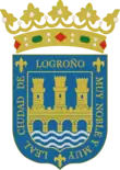 Blason de Logroño(fr) Logrogne