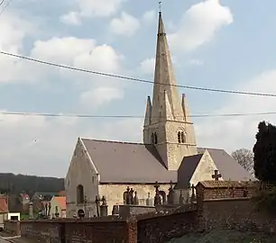 L'église Saint-Martin.