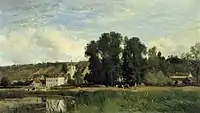 Sur les bords de Seine à Lévy, 1884.