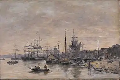 Bordeaux, le port, 1874Baltimore, Walters Art Museum.