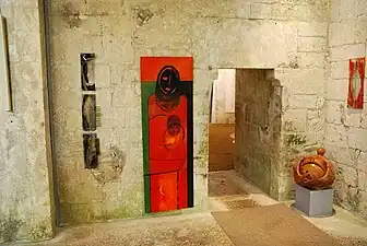 Exposition artistique à l'abbaye (2012).