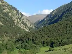 Entrée de la vallée d'Eyne.