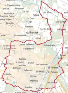 Carte topographique