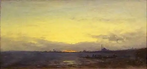 Félix Ziem, Stamboul, fin du XIXe&nbsp;siècle.