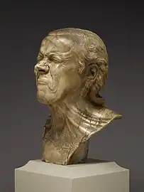 Franz Xaver Messerschmidt, L'Homme vexé, entre 1771 et 1783, Los Angeles, Getty Center.