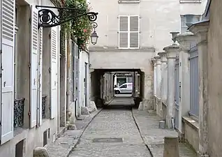 Le passage vu en direction de la rue Saint-Paul.