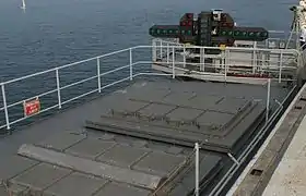 Lance-missiles SYLVER sur le porte-avions Charles de Gaulle