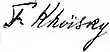 Signature de Fatali Khan Khoyski