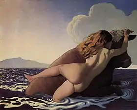 L'Enlèvement d'Europe, de Félix Vallotton, tableau exposé au Salon d'Automne de 1908.