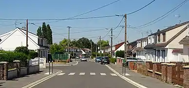 Rue Suzanne-Lanoy à Fenain.