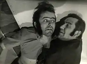 Avec Janez Hočevar - Rifle&nbsp;(sl) dans une pièce de Fernando Arrabal, L'Architecte et l'Empereur d'Assyrie