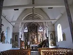 Vue d'ensemble de l'intérieur.