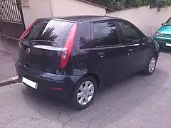 Fiat Punto II Phase 2, 5&nbsp;portes (à partir de 2007).