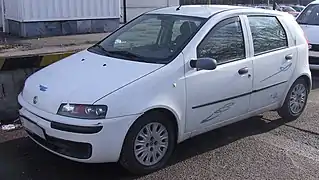 Fiat punto 2, 5&nbsp;portes.