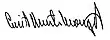 Signature de Luis Alberto Monge