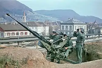 Canon DCA 20&nbsp;mm 38 à Liestal (1944)