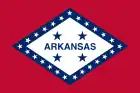 Drapeau de l'Arkansas de 1923 à 1924.