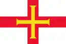 Drapeau de Guernesey.