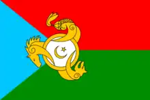 Drapeau des Kumyks du Daghestan.