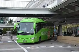 Irizar i6 à l'aéroport de Nice Côte d'Azur, en France.