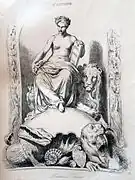 La fontaine Cuvier à Paris : RERVM COGNOSCE. CAVSAS.