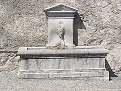 Fontaine de l'abbaye.