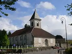 L'église Sainte-Madeleine - Cloche (XVIIIe&nbsp;siècle) de l'église sonnant la demie :