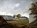Fort Lennox, Isle-aux-Noix, QC, 1886, Henry Richard S. Bunnett, Peinture sur huile.