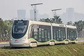 Image illustrative de l’article Ligne démonstrative du tramway de Gaoming