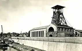 La fosse l'Enclos vers 1950.