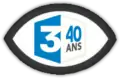 Logo évènementiel de France 3 à l'occasion de ses 40&nbsp;ans du 5 janvier au 13 janvier 2013.