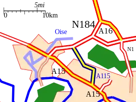 Carte de la route.