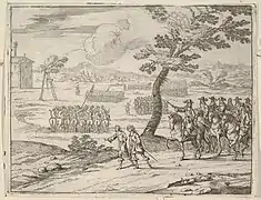 François fait punir de mort un soldat qui a volé un calice