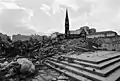 Démolition d'immeubles du centre-ville —&nbsp;ici Francfort (Oder)&nbsp;— après 1990