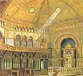 Intérieur de la Türkischer Tempel (aquarelle de 1890).