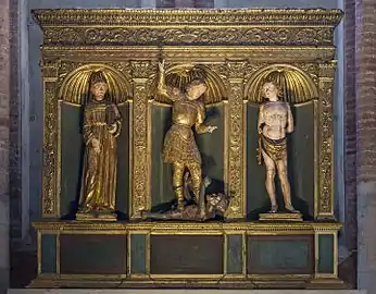 Retable du XVe&nbsp;siècle.