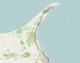 Voir la carte de la ligne.