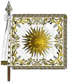 Étendard de la 1re&nbsp;compagnie des Gardes du corps du roi