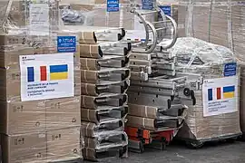 Envoi de fret d’urgence en Ukraine, 2022