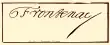 Signature de Louis de Buade (Frontenac)
