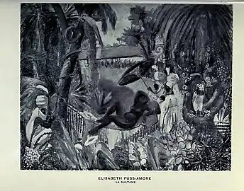 "La sultane" (1923)Élisabeth Fuss-Amoré