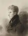 Girodet, Augustin Bertin de Vaux à l'âge de 18 ans, mars 1817.