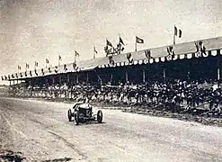 Henry Segrave victorieux sur Sunbeam.