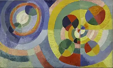 Formes circulaires, 1930, huile sur toile, 67,3&nbsp;×&nbsp;109,8&nbsp;cm, musée Solomon R. Guggenheim, New York.