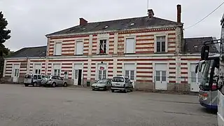 La gare édifiée sous Napoléon&nbsp;III.